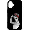 Anne Cha Art Custodia per iPhone 16 Girl Power GRL PWR - Rivettatrice moderna Rosie the Rivettatrice Pin Up Retro Art