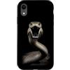 Majestic Black Mamba Face Wildlife Natur Custodia per iPhone XR Black Mamba Face Snake Rettile Wildlife Black Mamba