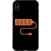 Geeky Chic Costumes Custodia per iPhone XS Max Electrical Outlet Plug and Socket Couples Halloween Costume
