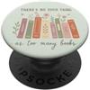 Bookish Reader | Vintage Aesthetic Book Book Lover Reading Citazione Floral Bookshelf Reader PopSockets PopGrip Adesivo
