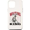 Keep Watch Christian Gothic Art Custodia per iPhone 12 Pro Max Aspettando il re scheletro cristiano Bibbia Art