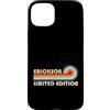 Retro Name Vault Custodia per iPhone 15 Plus ERICKSON Retro 70s 80s Sunset Stripe