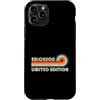 Retro Name Vault Custodia per iPhone 11 Pro ERICKSON Retro 70s 80s Sunset Stripe