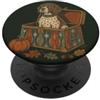 Pointer Dog Bond Vintage Caccia Cane Autunno Zucca Fall Retriever PopSockets PopGrip Adesivo