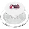 Squamous Cell Carcinoma Awareness design Consapevolezza del carcinoma a cellule squamose PopSockets PopGrip per MagSafe
