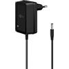 goobay Alimentatore universale 12 V/18 W, 1,5 A, alimentatore di rete 12 V, alimentatore di ricambio con spina DC 5,5 mm x 2,5 mm, per TV Box, router, strisce LED, videocamera/1,8 m, 64976