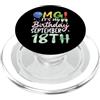 S6Shop Happy Birthday Are Born On Septem OMG È il mio compleanno il 18 settembre Happy To Me Boy Girl PopSockets PopGrip per MagSafe
