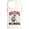 Keep Watch Christian Gothic Art Custodia per iPhone 16 Pro Max Aspettando il re scheletro cristiano Bibbia Art
