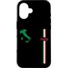 MASH MOSH Custodia per iPhone 16 Italia Mappa, Bandiera Italiana Colori Country Outline Travel Tee