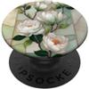 Aesthetic White Stained Glass Pastel Pho Aesthetic White Stained Glass Pastel Mint Aqua Summer Fresh PopSockets PopGrip Adesivo