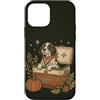 Pointer Dog Bond Custodia per iPhone 12 mini Raffreddatore autunnale vintage Fall Dog Pumpkin