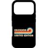 Retro Name Vault Custodia per iPhone 17 Pro ERICKSON Retro 70s 80s Sunset Stripe