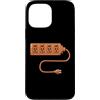 Geeky Chic Costumes Custodia per iPhone 13 Pro Max Electrical Outlet Plug and Socket Couples Halloween Costume