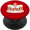 Chinese Lion Dance Head Lion Dance Head - Felice Capodanno cinese PopSockets PopGrip Adesivo