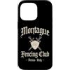 JB's Shakespeare Shop Custodia per iPhone 14 Pro Max Montague Fencing Club Verona Italia Spade e Scudo Invecchiato