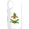 The Botany Bureau Custodia per iPhone 17 Illustrazione della pianta dell'orchidea pantofola della signora Paphiopedilum