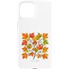The Botany Bureau Custodia per iPhone 15 Illustrazione della pianta dell'acero dello zucchero Acer saccharum