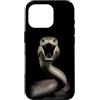 Majestic Black Mamba Face Wildlife Natur Custodia per iPhone 16 Pro Black Mamba Face Snake Rettile Wildlife Black Mamba