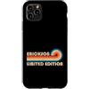 Retro Name Vault Custodia per iPhone 11 Pro Max ERICKSON Retro 70s 80s Sunset Stripe