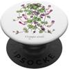 The Botany Bureau Stringa di cuori pianta illustrazione Ceropegia woodii PopSockets PopGrip Adesivo
