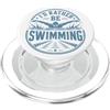 Nuotatore Nuoto Nuotare Accessori Regalo Nuotatore Nuoto Swimming-Pool Pool-fun Nuotare PopSockets PopGrip per MagSafe