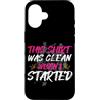 Mud Run Marathon Outfits Schlammlauf Des Custodia per iPhone 16 Pulisci quando ho iniziato Muddy Race Schlammlauf Mud Run