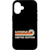 Retro Name Vault Custodia per iPhone 16 GONZAGA Retro 70s 80s Sunset Stripe