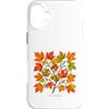 The Botany Bureau Custodia per iPhone 16 Plus Illustrazione della pianta dell'acero dello zucchero Acer saccharum