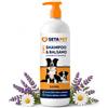 Seta Pet SetaPet - Shampoo e Balsamo 2 in 1 per Cani e Gatti 500ml, con Lavanda e Camomilla, Detergente e Districante per Pelo Morbido e Facile da Pettinare, Formula Delicata con Dosatrice