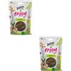 Bunny EnjoyNature - Legno di mela, confezione doppia, 2 x 100 g, mangime per conigli e altri roditori, opzione di snack naturale per conigli e roditori, senza zucchero