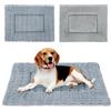 IEUUMLER Memory Foam Materasso per Cani, Cuscino per Cane Gatto, Pelosa Morbida Lavabile Doppio Uso Materasso per Grande Medio Piccolo Cani Gatti FC020 (Full Grey, S-60x45cm)
