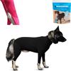 Shed Defender Body Suit for Dogs - Sport -Anti Shedding Shirt, Reduce Dog Hair, Dog Onesie Surgery Recovery Suit, Anxiety, Calming, Car Seat Cover, E-Collar, Hot Spots, Jumpsuit(Nero, S)