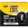 Purina Tidy Cats Lettiera per gatti per lettiera, robot, formula per il controllo degli odori, scatola da 10 kg
