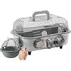 Generico Gabbia Per Criceti Nani Habitat Smontabile Trasparente a 2 Piani | Con Tunnel e Ruota Silenziosa 37x25x22cm Gabbia per Topi Domestici Adatta A Gerbilli Topi E Piccoli Animali Esercizio Riposo