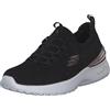 Skechers Skech-air Dynamight, Scarpe da Ginnastica Donna, Nero, 36 EU