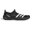 Adidas Unisex - Adulto Terrex Jawpaw Slip-On Heat.RDY Water Shoes, Core Black/Cloud White/Silver, 351/2 EU