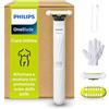 Philips OneBlade Intimate, cura intima, rifinitura e rasatura con protezione extra della pelle, Rasatura precisa e confortevole - senza radere completamente a zero, modello QP1924/28