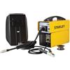 Stanley Saldatrice inverter MIG 100 230V senza gas, filo animato 0.8-0.9 mm, funzione sinergica per saldature pulite, ciclo di lavoro 60% a 100A, leggera 5 kg, efficiente e facile da usare
