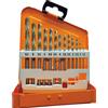 PROJAHN 60413 Set di punte elicoidali HSS-G 1,5-6,5/0,5 mm 13 pz ECO