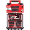 Milwaukee Shockwave 4932480943 - Set di bussole, 1/2, lungo in PACKOUT Organiser 16 pezzi