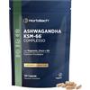 Horbäach Magnesio e Ashwagandha KSM-66 Alto Dosaggio - 120 Compresse Vegane | con Estratto di Ashwagandha Zinco e Magnesio Bisglicinato - Vitamina B6 - Magnesium Complex - di Horbaach