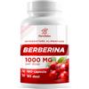 Core Salus Berberina 1000mg Pura HCL - 180 Capsule Complex con Gymnema e Silimarina | Integratore con cardo mariano titolato, HPMC gastroresistente, acidi gymnemici, flavonolignani, 500mg per capsula, 90 giorni