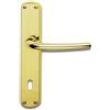 Ghidini 0910080 Maniglia Ottone Satinato Milena Q8 Yale