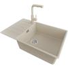 PRIMAGRAN Lavandino da Cucina Beige - Copenhagen Top, 78x50cm