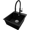 PRIMAGRAN Lavandino da Cucina al Mobile 45cm + Rubinetto, 43x50cm
