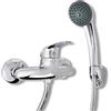 vidaXL Rubinetto Miscelatore per Bagno e Doccia Cromo