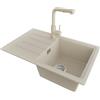 PRIMAGRAN Lavandino da Cucina Beige - Copenhagen Easy, 70x44cm
