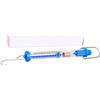 PXZH 1N 2.5N 5N 10N 20N 30N e dinamometro in metallo per laboratorio scolastico in colore blu brillante con gancio attacco molla dinamometro strumento appeso bilancia bilancia fisica strumento insegnamento