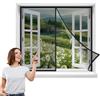 Eejovative Zanzariera Magnetica porte Finestra 50x145cm Porta Zanzariera Tenda Chiuso Automaticamente Pieghevole Si Chiude da Sola per Corridoi Porte Patio Nero