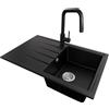 PRIMAGRAN Lavandino da Cucina al Mobile 45cm + Rubinetto, 78x50cm
